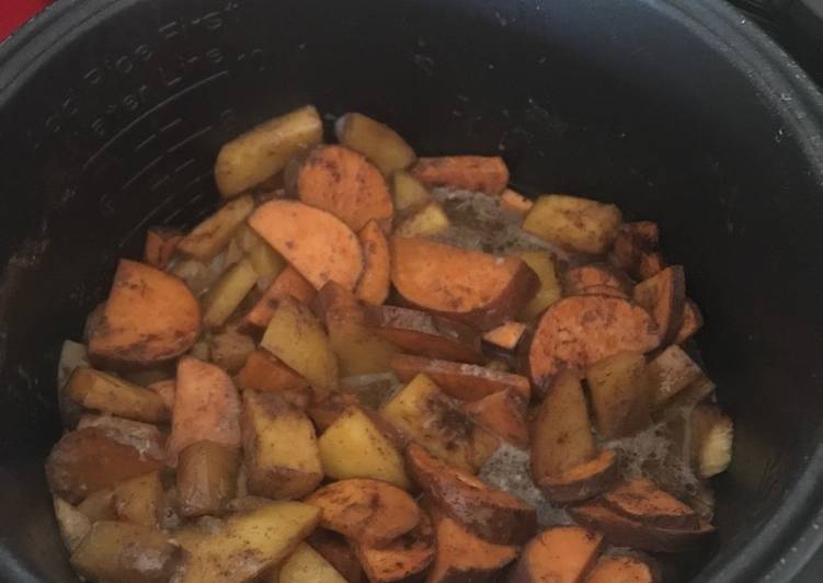 Recipe of Super Quick Homemade Sweet potato and peach slow cooker desert or pie filling