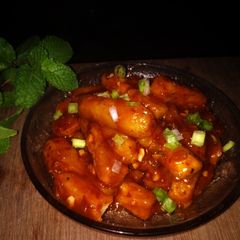 Schezwan Chilli Potato A picture of Schezwan Chilli Potato.