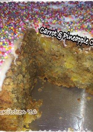 Foto resep Carrot and Pineapple Cake🥕🍍
