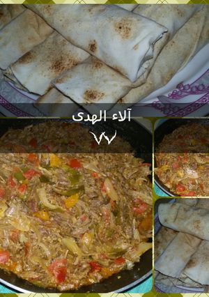 صورة لوصفة ♥ شاورما اللحم ♥