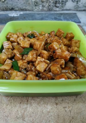 Foto resep Tempe lada hitam mentega