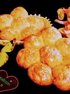 عکسی از دستور نان صبحانه مغز دار