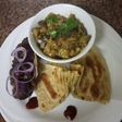 Eggplantscurry,goatsufuriaroast andchapati#weeklyjokochallenge&