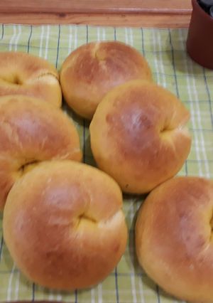無糖南瓜蜂蜜貝果 的食譜成品照片