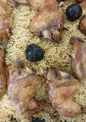 صورة لوصفة كبسة دجاج