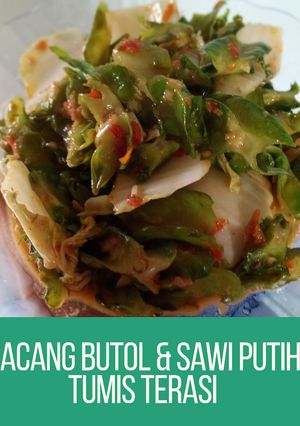 Foto resep KACANG BUTOL & SAWI PUTIH TUMIS TERASI
