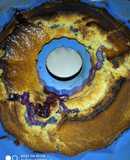 Budín de arándanos y coco