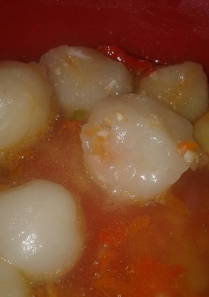 Foto resep Cilok kuah pedas