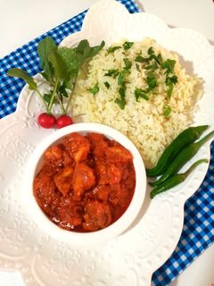 عکسی از دستور چیکن تیکا ماسالا