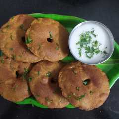 Bajara vada (pearl millet vada) রেসিপির প্রধান ছবি