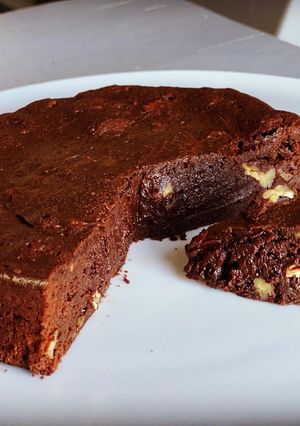 Une photo de Brownie gourmand croquant