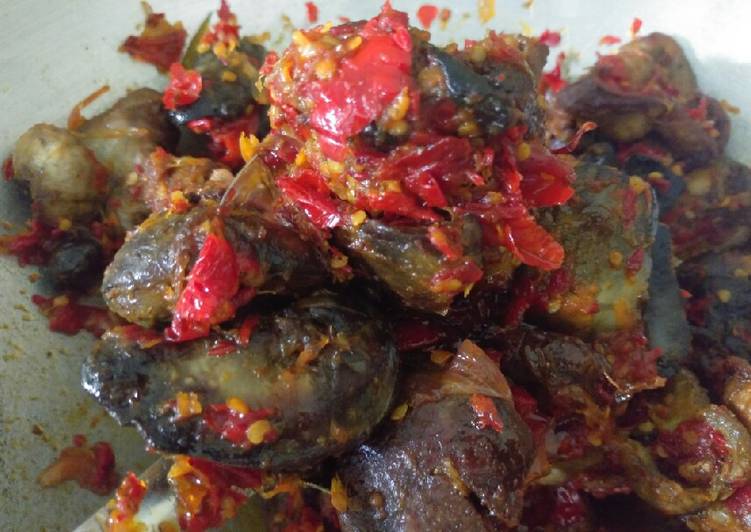Resep Ati ampela lado merah Anti Gagal