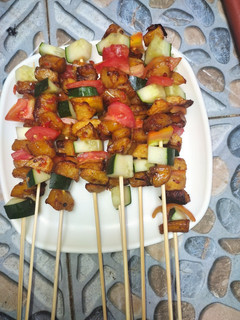 Plantain kebab ainihin hoton girkin