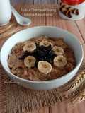 Bubur Oatmeal Pisang Aroma Kayumanis