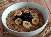 Gambar bubur oat pisang