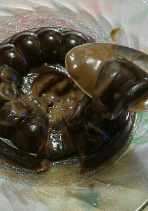 Foto resep Pudding with vla soup choco milo