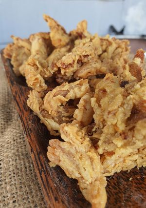Foto resep Jamur krispi pedas