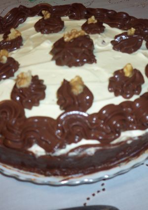 Foto principal de Tarta con aniversario chocolate, dulce de leche