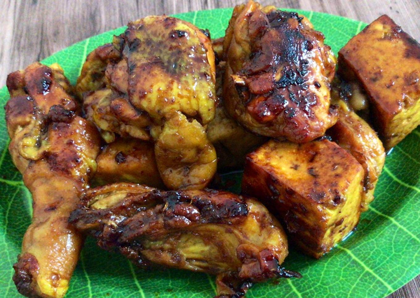 Ayam bakar pake teflon