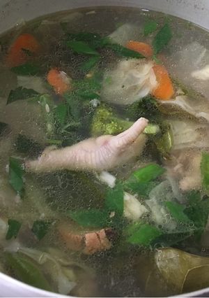 Foto resep Sop ayam pak min klaten