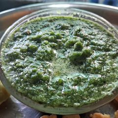 Instant ready coriander chutney A picture of Instant ready coriander chutney.