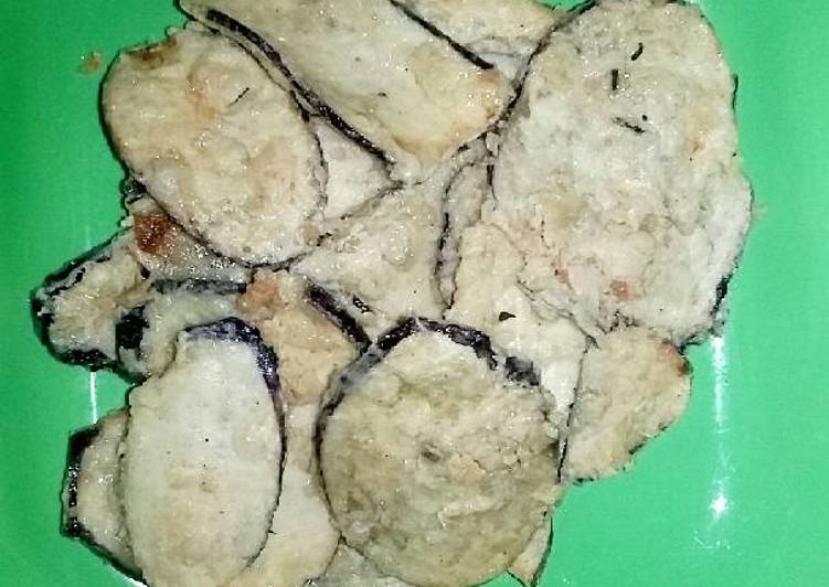 Resep mudah Terong goreng tepung crispy Nikmat Lezat