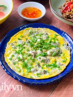 Hình của món Hàu Chiên Trứng.