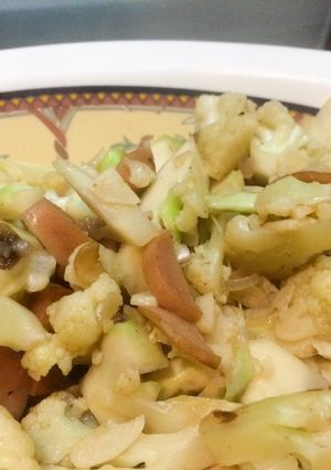 Foto resep Tumis Bunga Kol Sosis