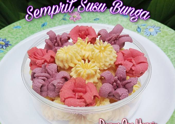 Resep Semprit Susu Bunga 🌺 Oleh Dapur Om Hansie Cookpad