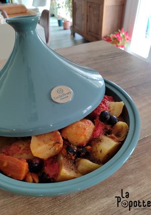 Une photo de Tajine de veau aux légumes d’hiver