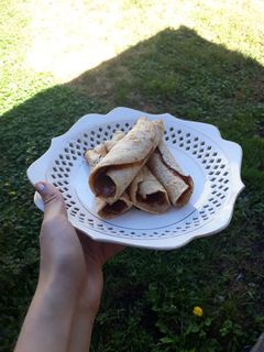 Una foto de Panqueques saludables