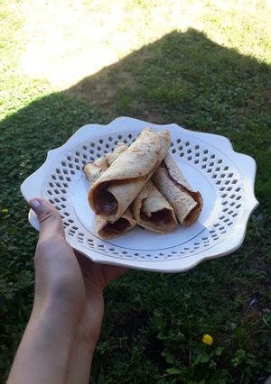 Una foto de Panqueques saludables