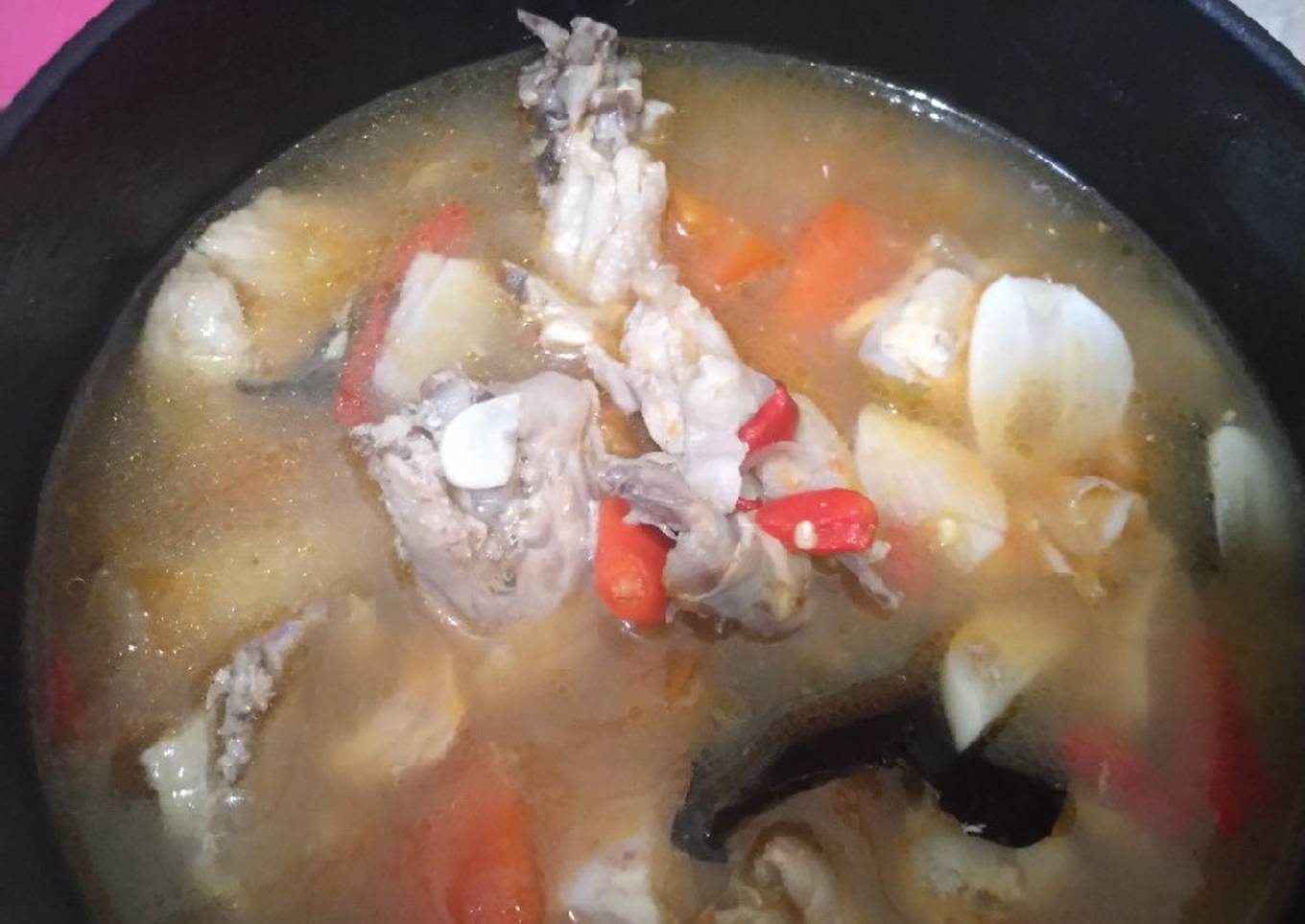 Garang asem ayam tanpa belimbing wuluh (simpel)