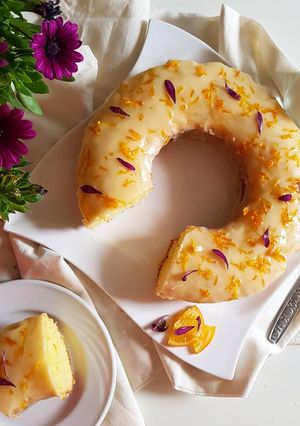 Une photo de 🍊Le gâteau à l'orange🍊
