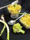 Mix vegetable broccoli poha