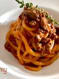 Pici al ragù di rigaglie di pollo