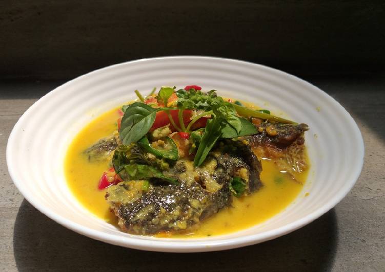 Resep 26. Lele Kuah Santan Bumbu Kuning yang simpel