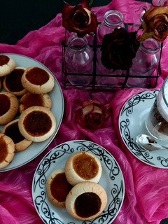 Una foto de Galletas de mantequilla con mermelada