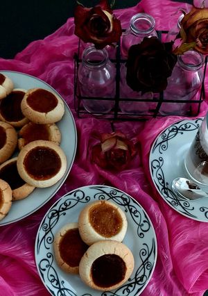 Una foto de Galletas de mantequilla con mermelada