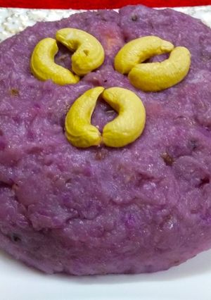 A picture of Purple Yam delight.