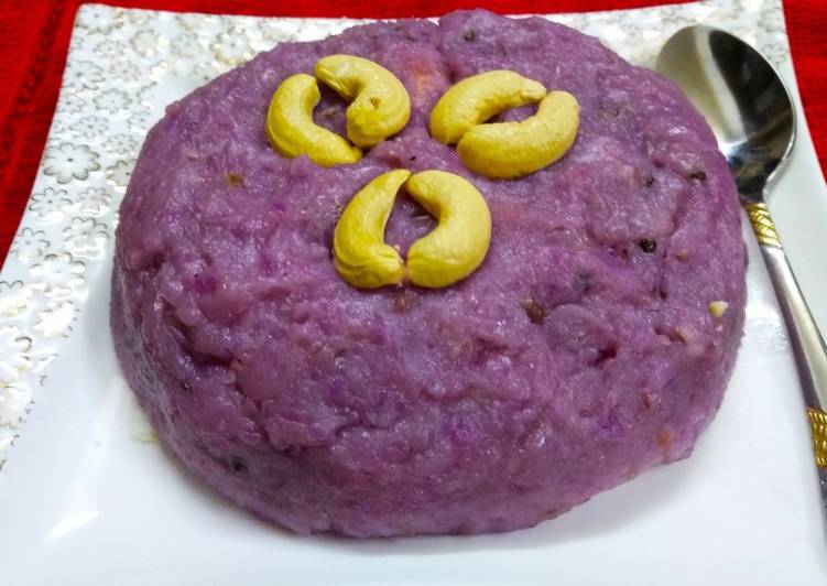 How to Make Quick Purple Yam delight