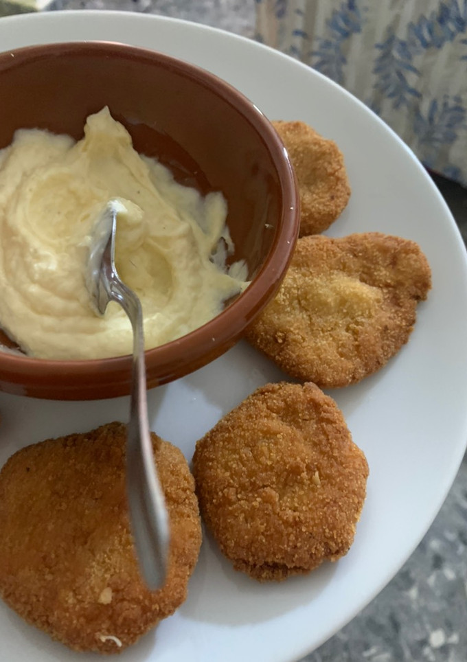 Una foto de Filetes rusos de hamburguesa de pollo