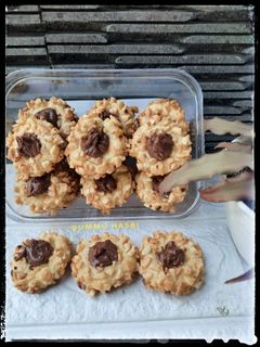 Foto resep Choco Peanut Thumbprint Cookies Renyah