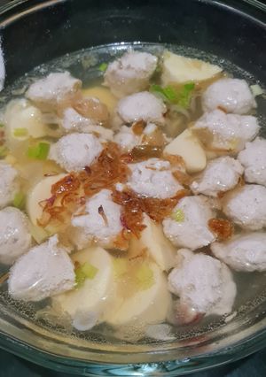 Foto resep Kuah Ayam Tofu