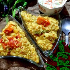 A picture of Dalia,Oats Khichdi.