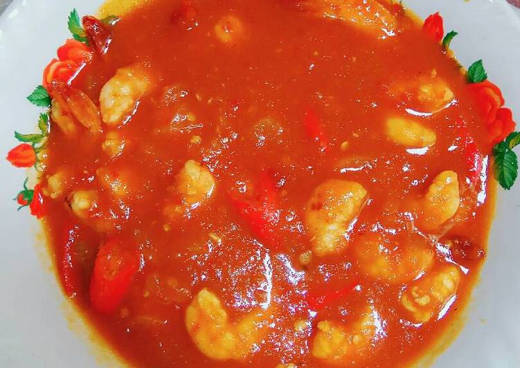 Cara Gampang Membuat Udang Asam Manis Pedas Anti Gagal