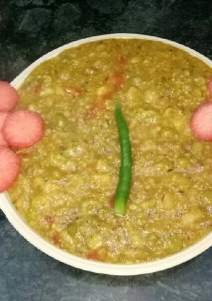 A picture of Veg bajra khichri.