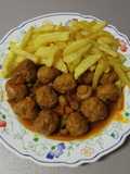 Albóndigas a la jardinera