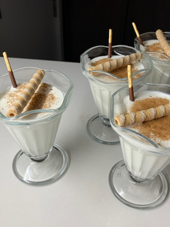 Una foto de Batido de helado de nata y cuajada