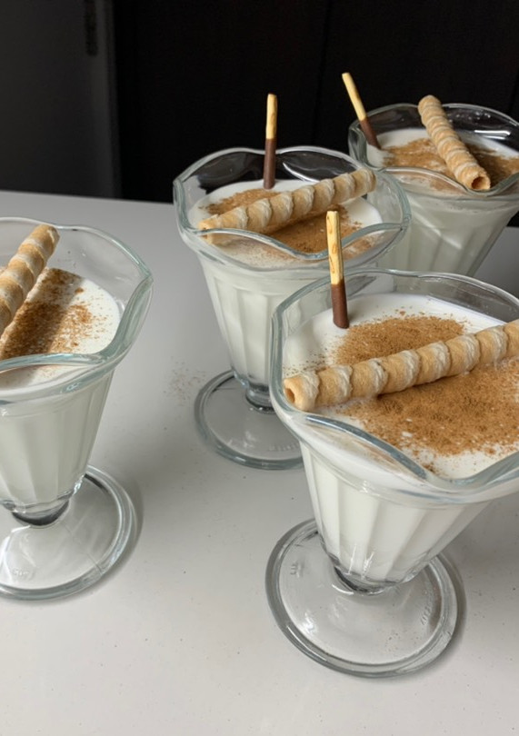Una foto de Batido de helado de nata y cuajada
